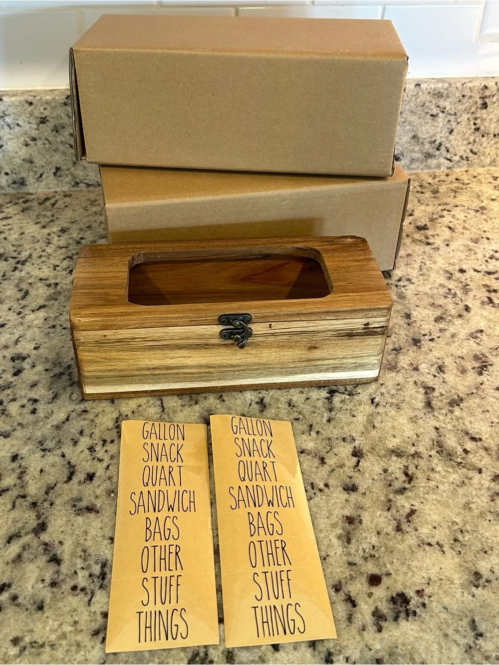 Sandwich ziplock storage